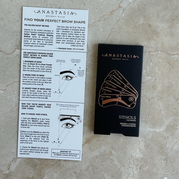 💃 NIB Anastasia Beverly Hills eyebrow stencils - Picture 1 of 3